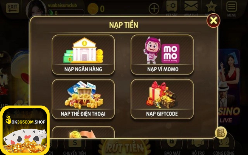 Ví điện tử và thanh toán trực tuyến nạp tiền cực nhanh