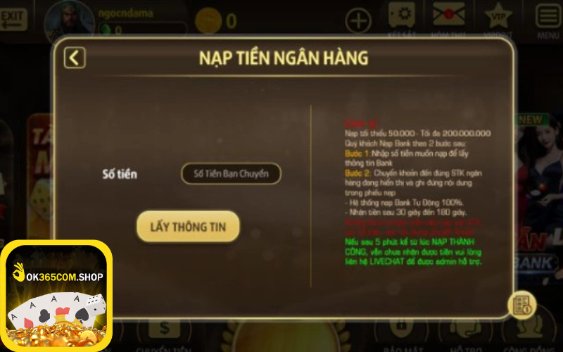 Tại sao nạp tiền ok365 lại quan trọng với người chơi?